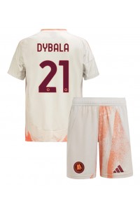 Fotbalové Dres AS Roma Paulo Dybala #21 Dětské Venkovní Oblečení 2024-25 Krátký Rukáv (+ trenýrky)